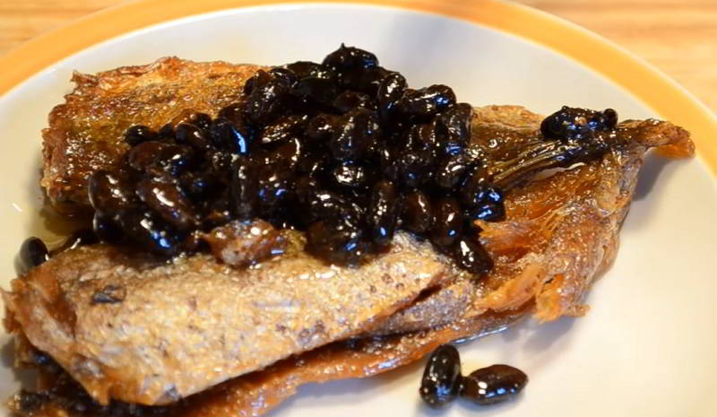 Fried Dace with Salted Black Beans