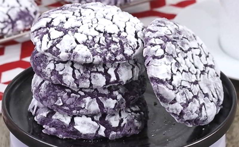 Ube crinkles