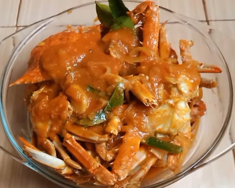 Crab in Padang Sauce